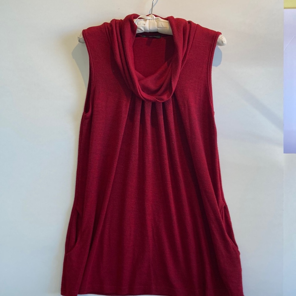 Cowl Neck Tunic Dress